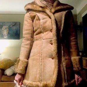 ardney suede lamb coat
